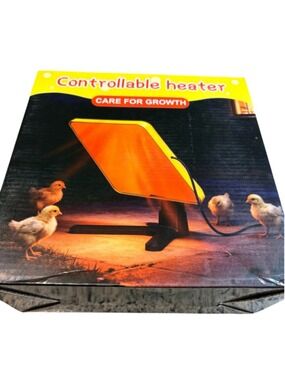 Lobeline Portable Chicken Heater One Size Black and Yellow NIB